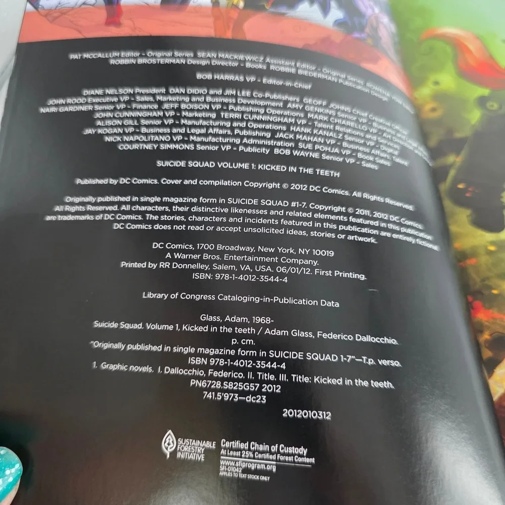 Suicide Squad Vol 1 Kicked in the Teeth DC Comics The New 52 Adam Glass TPB 2012